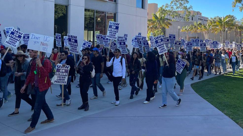 University of California workers launch largest academic strike in US history