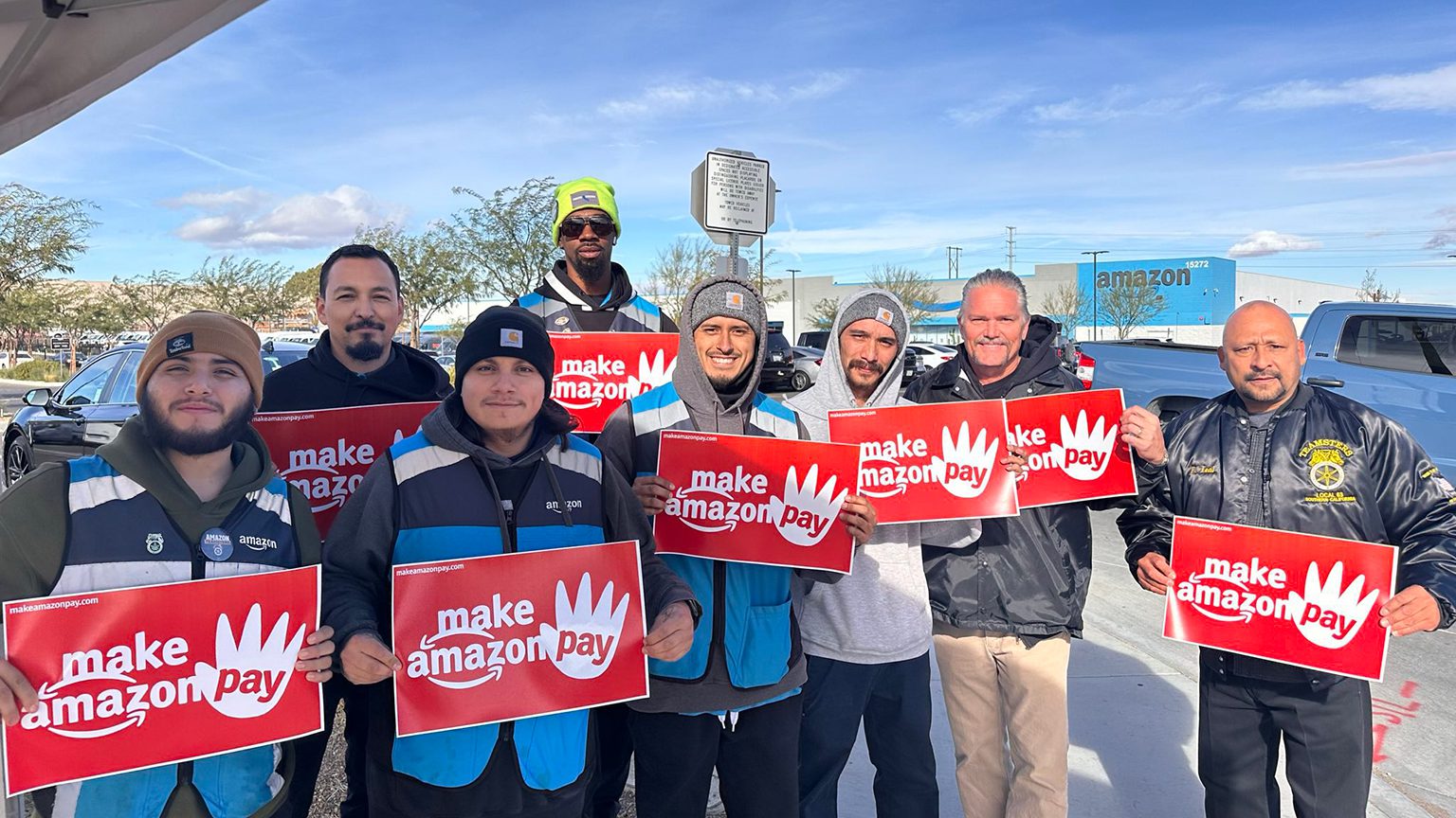Amazon Teamsters join global call to make Amazon Pay
