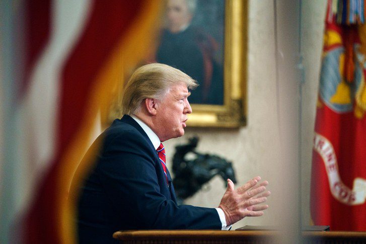 Trump appeals for border wall funding again in a prime time fear mongering speech