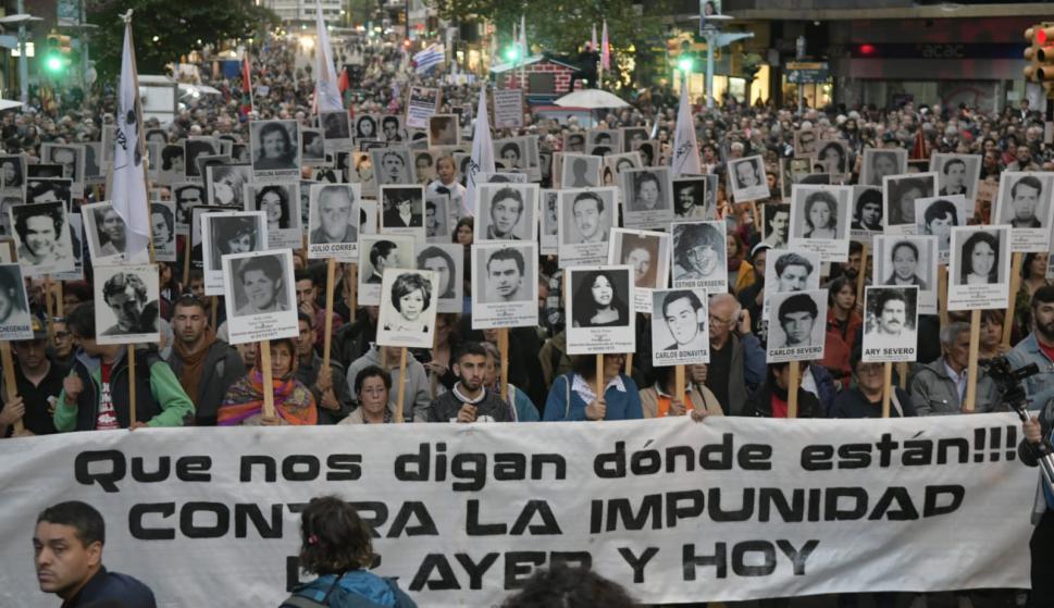 Thousands marched to demand justice for the victims of Uruguay’s last civic-military dictatorship