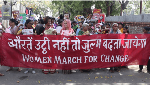 “If women will not rise, oppression will”: hundreds march against Modi in India