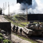 Israeli forces on the Israel–Lebanon border