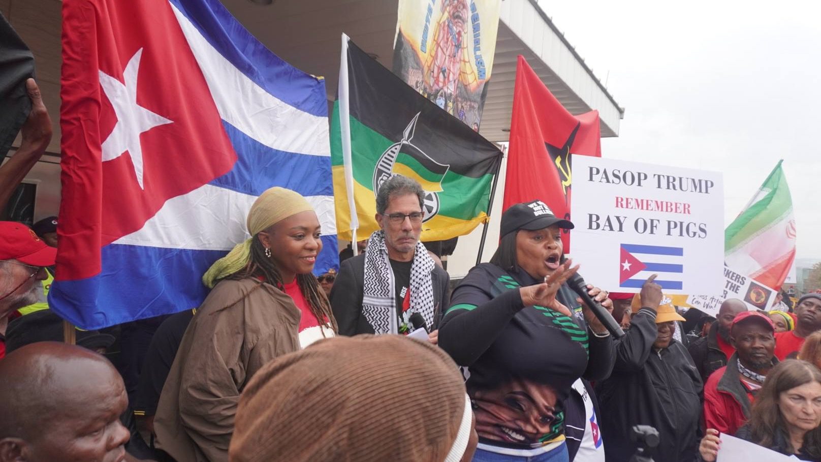 Cuban solidarity protest in South Africa