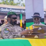 General Assimi Goita attends funeral for the late defense minister of Mali