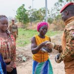 Ibrahim Traore visits women agricultural producers on International Women's Day