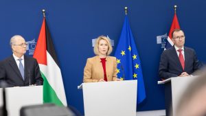 Kaja Kallas Palestine flag - BT News