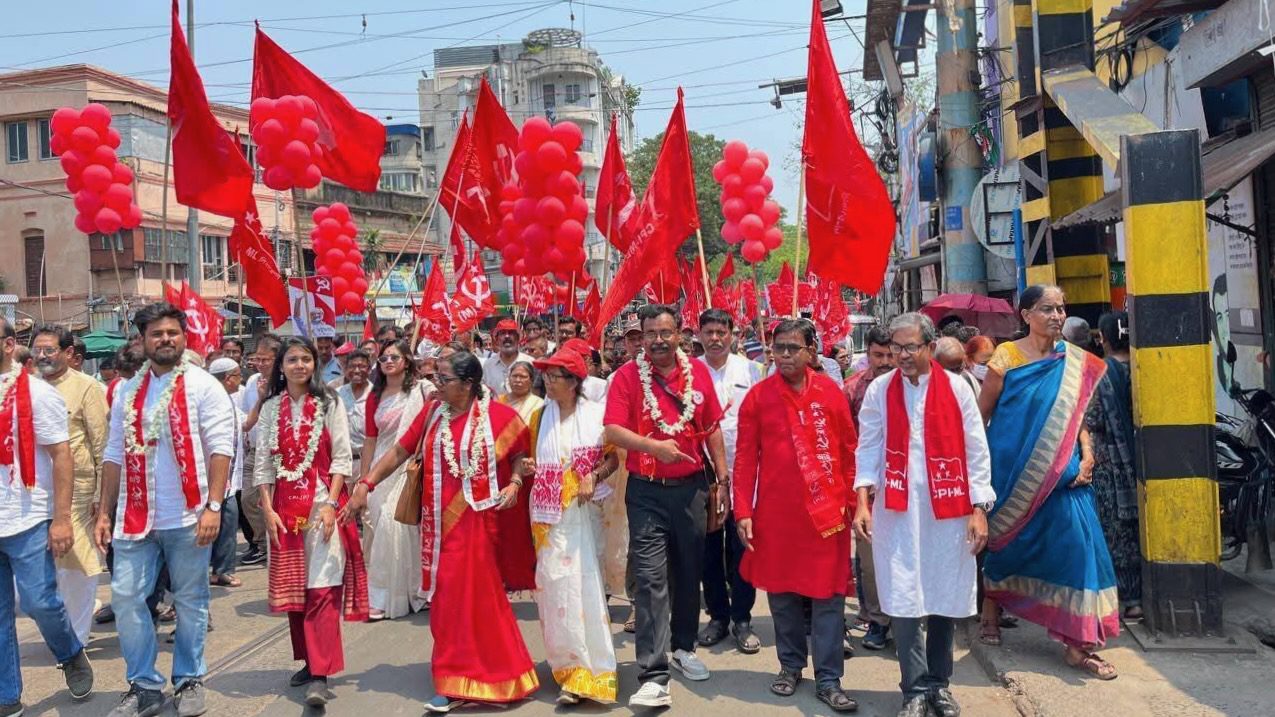 Left Front march in West Bengal