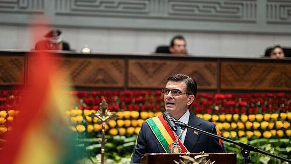 President of Bolivia Rodrigo Paz