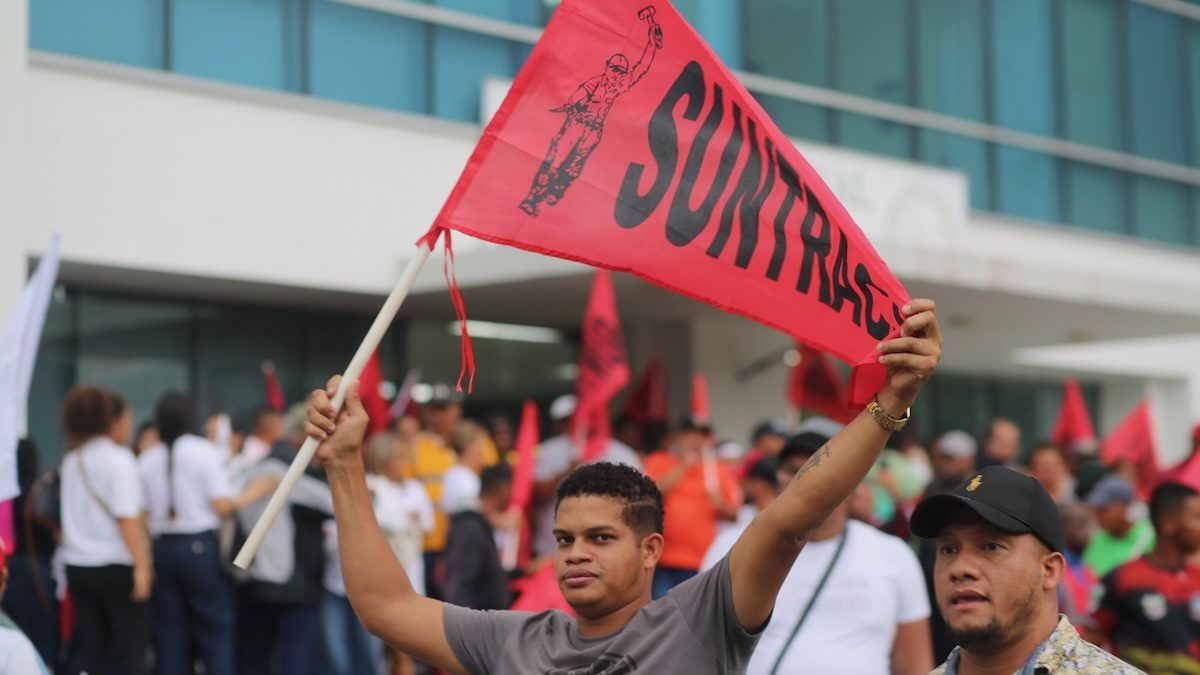 SUNTRACS-led mobilization in Panama