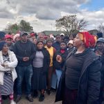 Members of AbM gather in protest of PIE Amendment Bill