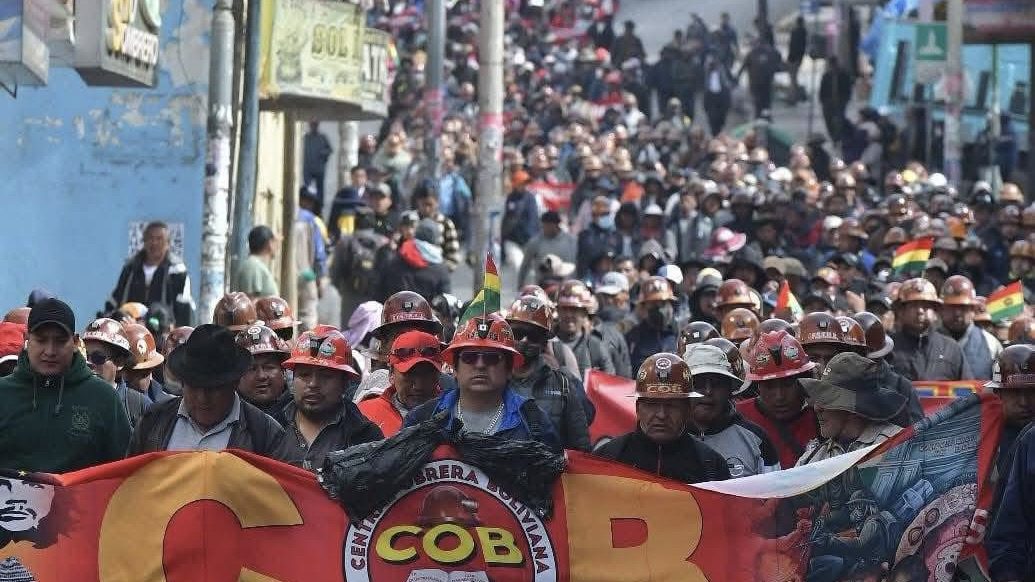 La Paz Bolivia COB general strike