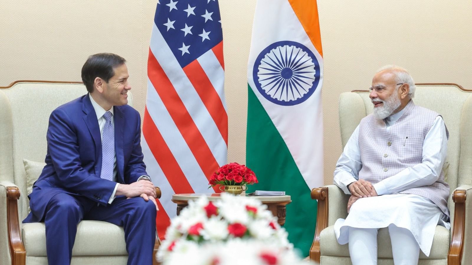 US secretary of state Marco Rubio and Indian PM Narendra Modi (1)